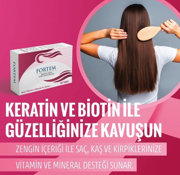 Keratin ve Biotin Tablet Women