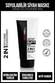 New Well Charcoal Peel-Of Black Mask Soyulabilir Siyah Maske 150 ML