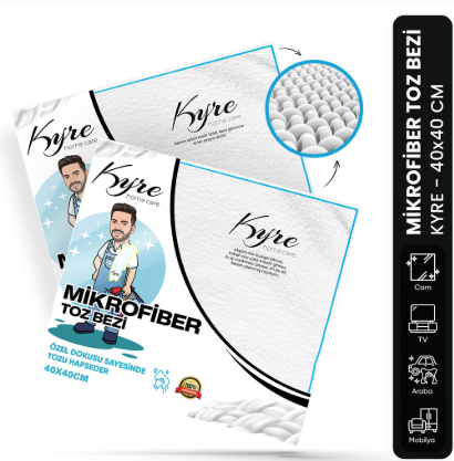 Mikrofiber Temizlik Toz Bezi