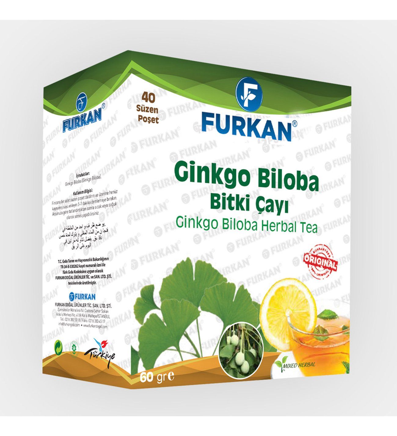 Furkan Gingko Biloba Bitki Çayı - 40’lı