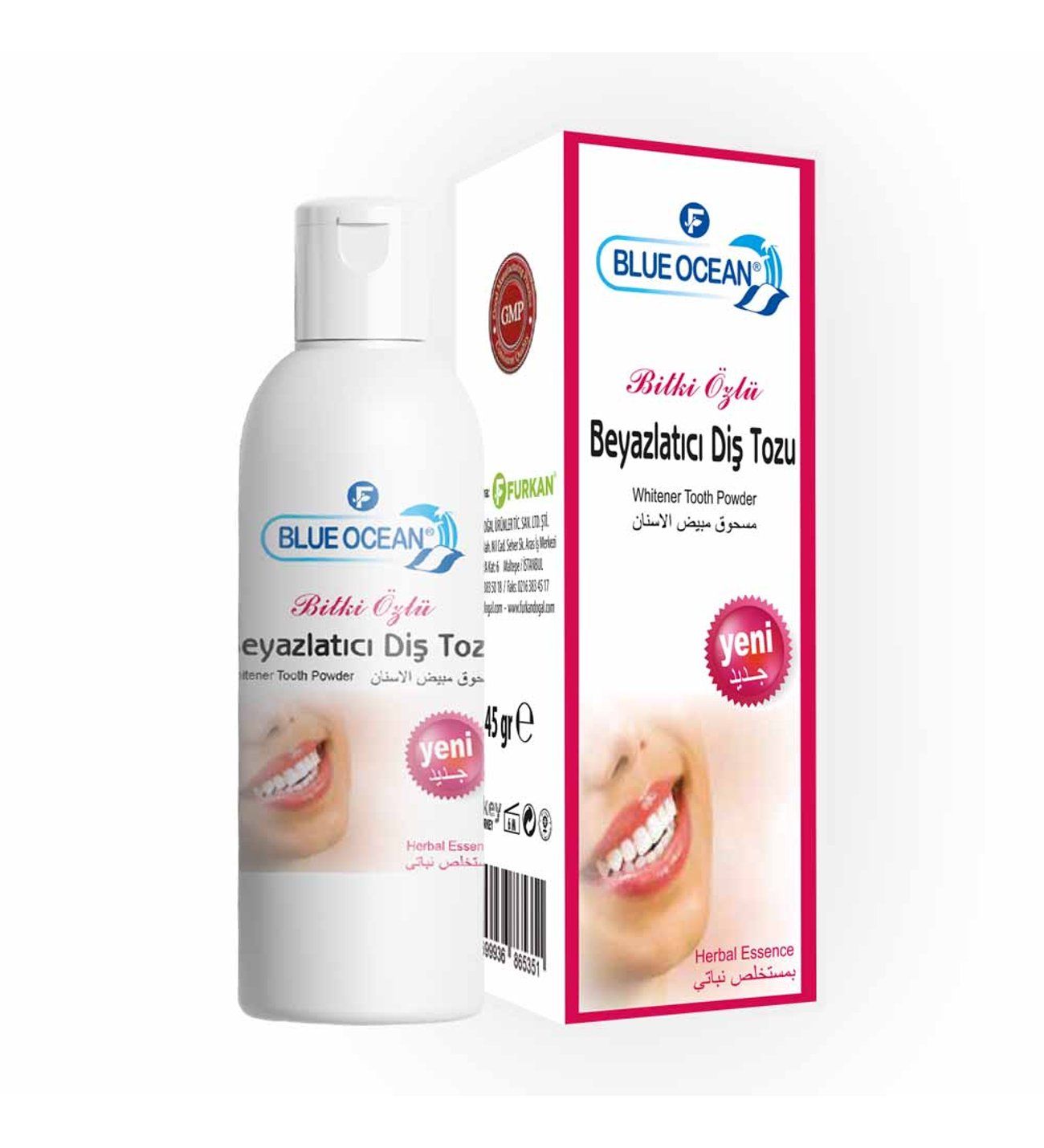 Blue Ocean Diş Temizleme Tozu